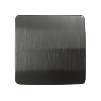 Stain Black ISO Anti-Fingerprint PVD Vacuum Plating Titanium