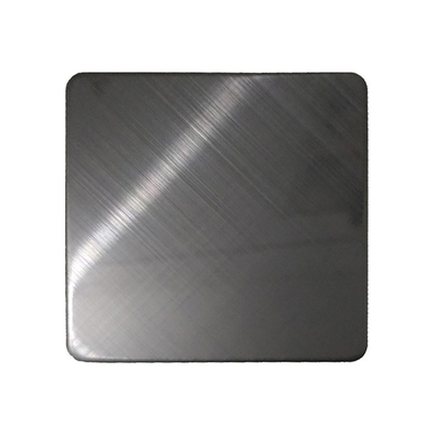 Antique Dark Black Satin Colored Stainless Steel Sheet For Luxury Showcase