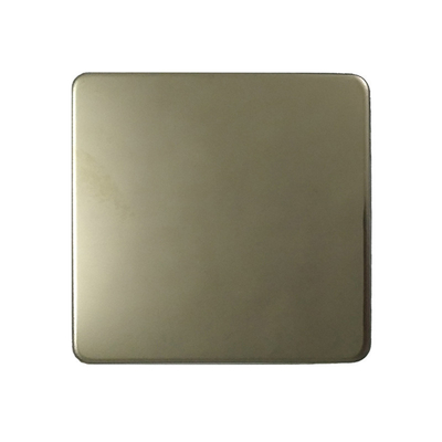 Rose Gold Stainless Steel Sheets 304 Vibration Finished PVD Color Inox Sheets