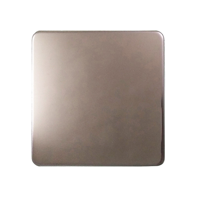 Rose Gold Stainless Steel Sheets 304 Vibration Finished PVD Color Inox Sheets