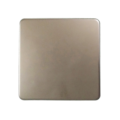 Antique Brass Color Stainless Steel Sheets Price 304 Bead Blasting Finished PVD Inox Sheets