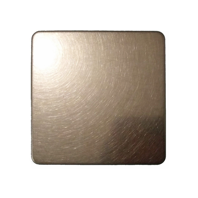 Rose Gold Stainless Steel Sheets 304 Vibration Finished PVD Color Inox Sheets