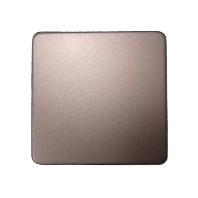 Stainless Steel Elevator Gate Design Sandblasted Rose Gold Dark Brown