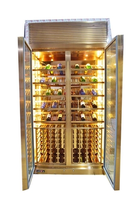 Modern Stainless Steel Minimalist Living Room Display Cabinet Home Glass Door Wine Cabinet
