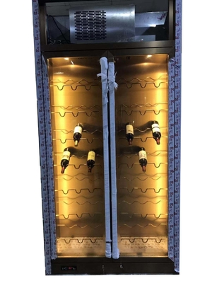 OED Custom Commercial Stainless Steel Wine Cabinets Temperature Controlled For Hotel Bar