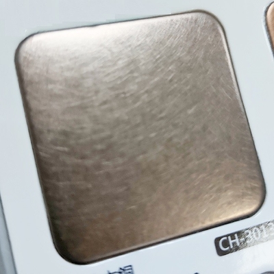 Dark Brown Mirror Vibration Colored Stainless Steel Sheet For Desk Top JIS Standard