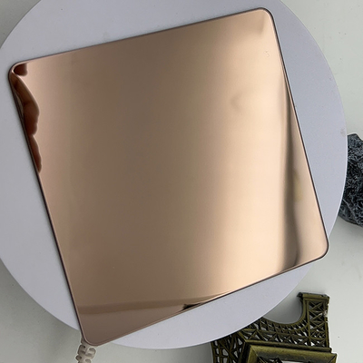 Polished Super Mirror 8K Colored Stainless Steel Sheets Grade 304 316L 1.0mm 1.2mm 1.5mm 2.0mm 3.0mm Anti Fingerprint