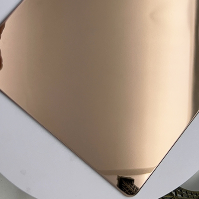 Polished Super Mirror 8K Colored Stainless Steel Sheets Grade 304 316L 1.0mm 1.2mm 1.5mm 2.0mm 3.0mm Anti Fingerprint