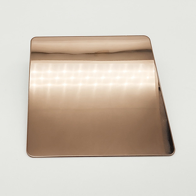 Bronze Stainless Steel Sheets Price Inox 304 Mirror Finished PVD Color Stainless Steel Sheets