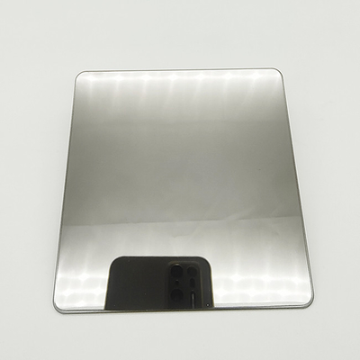 201J1 Silver Gun Colour PVD Coated Mirror Stainless Steel Sheets For Elevator trim