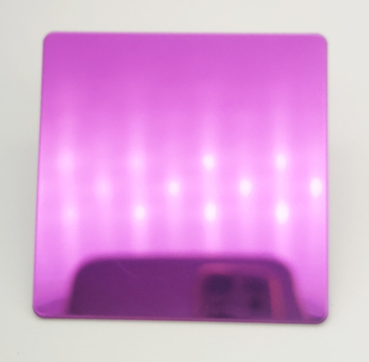 Sus Astm  304 316 201 430 Pink Super Mirror  Color Decorative Stainless Steel Plate