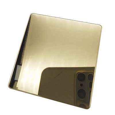 İyi bir fiyat. Dahili Dekoratif201 204 316 Dekorasyon Malzemeleri Şampanya Altın Kaplama Ayna 8k Paslanmaz Çelik Yapraklar çevrimiçi