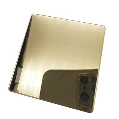 Interior Decorative201 204 316 Decoration Materials Champagne Gold Plating Mirror 8k Stainless Steel Sheets