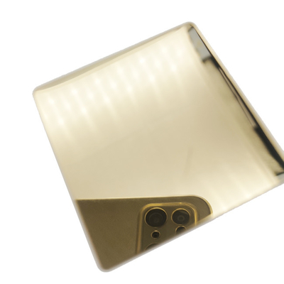 Interior Decorative201 204 316 Decoration Materials Champagne Gold Plating Mirror 8k Stainless Steel Sheets