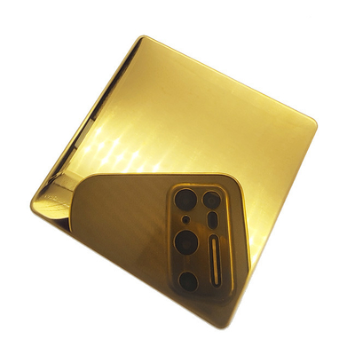 304 Gold Color Mirror PVD Coating Inox Stainless Steel Sheet Stainless Steel Plate