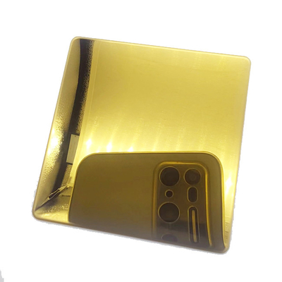 304 Gold Color Mirror PVD Coating Inox Stainless Steel Sheet Stainless Steel Plate