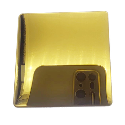 304 Gold Color Mirror PVD Coating Inox Stainless Steel Sheet Stainless Steel Plate