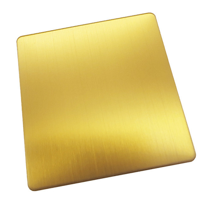 Ss Gold Color Stainless Steel Plate Price Inox Hairline Finished  Japan Gold 304