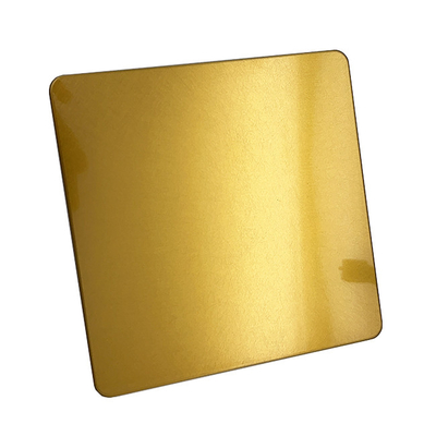 Red Gold 304 Steel Metal Sheet High Grade PVD Color Stainless Steel Dubai