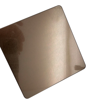 Vibration Surface Mirror 8K Anti Finger Print Colored Stainless Steel Sheet 304
