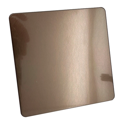 Vibration Surface Mirror 8K Anti Finger Print Colored Stainless Steel Sheet 304