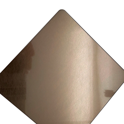 Vibration Surface Mirror 8K Anti Finger Print Colored Stainless Steel Sheet 304