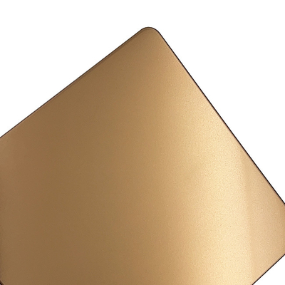 StandBleasted Plating Bronze Metal Steel 430 BA 0.8MM Thickness Polished Furniture Hand Railing