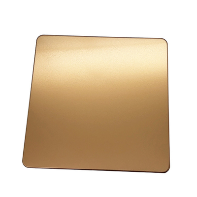 StandBleasted Plating Bronze Metal Steel 430 BA 0.8MM Thickness Polished Furniture Hand Railing