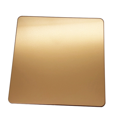 StandBleasted Plating Bronze Metal Steel 430 BA 0.8MM Thickness Polished Furniture Hand Railing