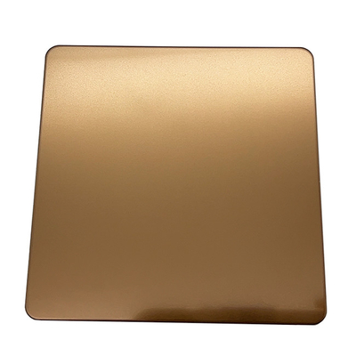 StandBleasted Plating Bronze Metal Steel 430 BA 0.8MM Thickness Polished Furniture Hand Railing