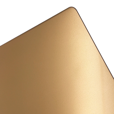 StandBleasted Plating Bronze Metal Steel 430 BA 0.8MM Thickness Polished Furniture Hand Railing