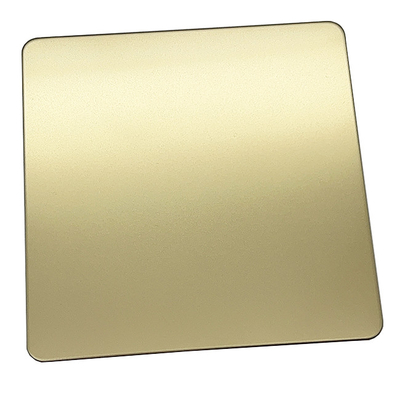 Champagne High-gloss Mmirrorpolish  Super Perfect Mirror No. 8 Architecture Stainless Steel Sheet