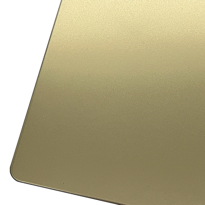 Champagne High-gloss Mmirrorpolish  Super Perfect Mirror No. 8 Architecture Stainless Steel Sheet