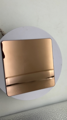 Copper Bronze Mirror 8K Stainless Steel 304 201 316 Sheet Size 4*8ft Vietman