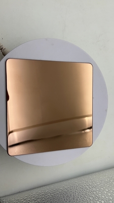 Copper Bronze Mirror 8K Stainless Steel 304 201 316 Sheet Size 4*8ft Vietman
