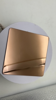 Copper Bronze Mirror 8K Stainless Steel 304 201 316 Sheet Size 4*8ft Vietman