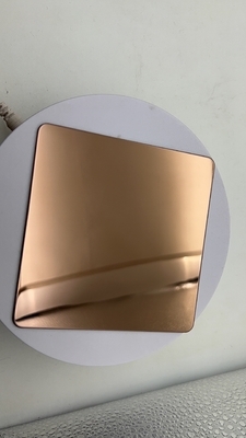 Copper Bronze Mirror 8K Stainless Steel 304 201 316 Sheet Size 4*8ft Vietman