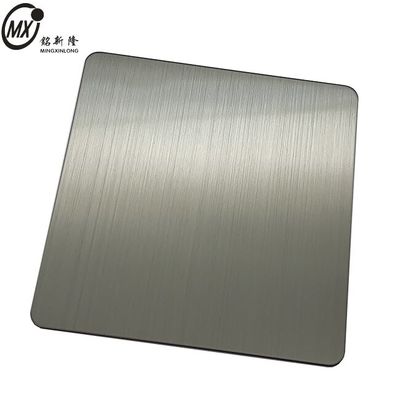 İyi bir fiyat. Gun Color Brushed Surface Stainless Steel Sheet For Decoration (Gün rengi fırçalanmış yüzey duvarı) çevrimiçi