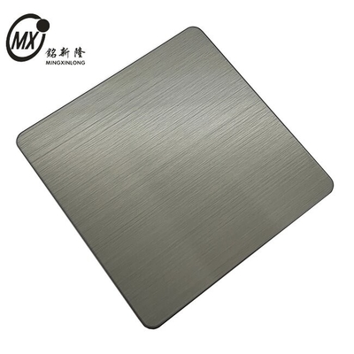 Silver White Color Stainless Steel Sheets Brushed Hairline Surface 201j1j2 Inox Sheets PVD Coated For Elevator