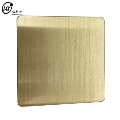 Brushed Hairline Color Stainless Steel Sheet For Building
