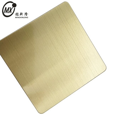 Brushed Hairline Color Stainless Steel Sheet For Building