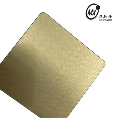 Brushed Hairline Color Stainless Steel Sheet For Building