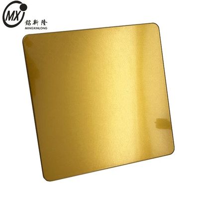 İyi bir fiyat. Sıcak Dolaşım Dekorasyon Renkli Paslanmaz Çelik Plaka titreşim Kırmızı Altın çevrimiçi