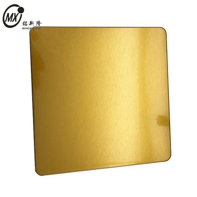 Hot Rolled Decoration Color Stainless Steel Plate Vibration Red Gold