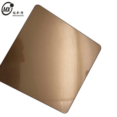 Ancient Coffee Stainless Steel Vibration PVD Coated Stainless Steel Color Sheets With Anti-Finger Print For Decoration