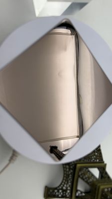 İyi bir fiyat. Alışveriş Merkezi Kapı Koltuğu Kahve Rengi Ayna 8K Süper Ayna Yaprak Paslanmaz Çelik çevrimiçi