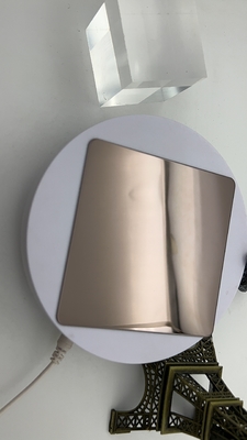 Shopping Mall Door Sleeve Coffee Color Mirror 8K Super Mirror Sheet Stainless Steel
