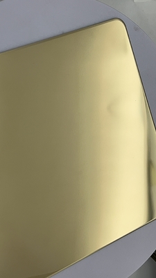Metal Nonwoven Fabric Stainless Steel Colored PVD Oven Champagne 4ft 8ft Sheet