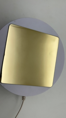 Metal Nonwoven Fabric Stainless Steel Colored PVD Oven Champagne 4ft 8ft Sheet