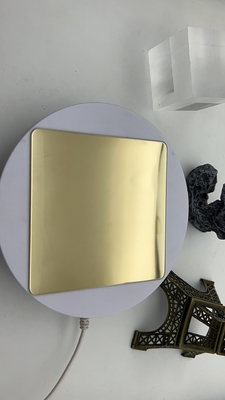 Metal Nonwoven Fabric Stainless Steel Colored PVD Oven Champagne 4ft 8ft Sheet